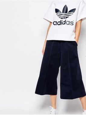 ADIDAS Originals By Hyke Tokyo Wide Leg Culotte Active Pants